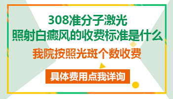 手背上长了几个白点点照308怎么收费