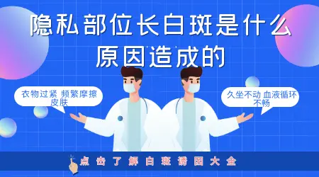 男性生殖器官上长白斑是为什么