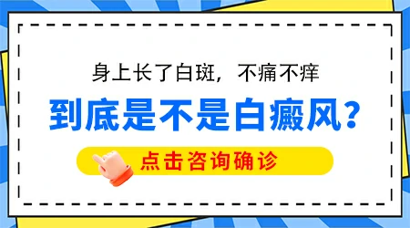 皮肤上长白块不痛不痒是什么病
