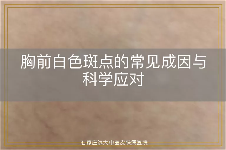 胸前白色斑点的常见成因与科学应对
